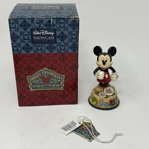 Jim Shore Disney Mickey Mouse September Birthstone Month Figurine Sapphire W Box